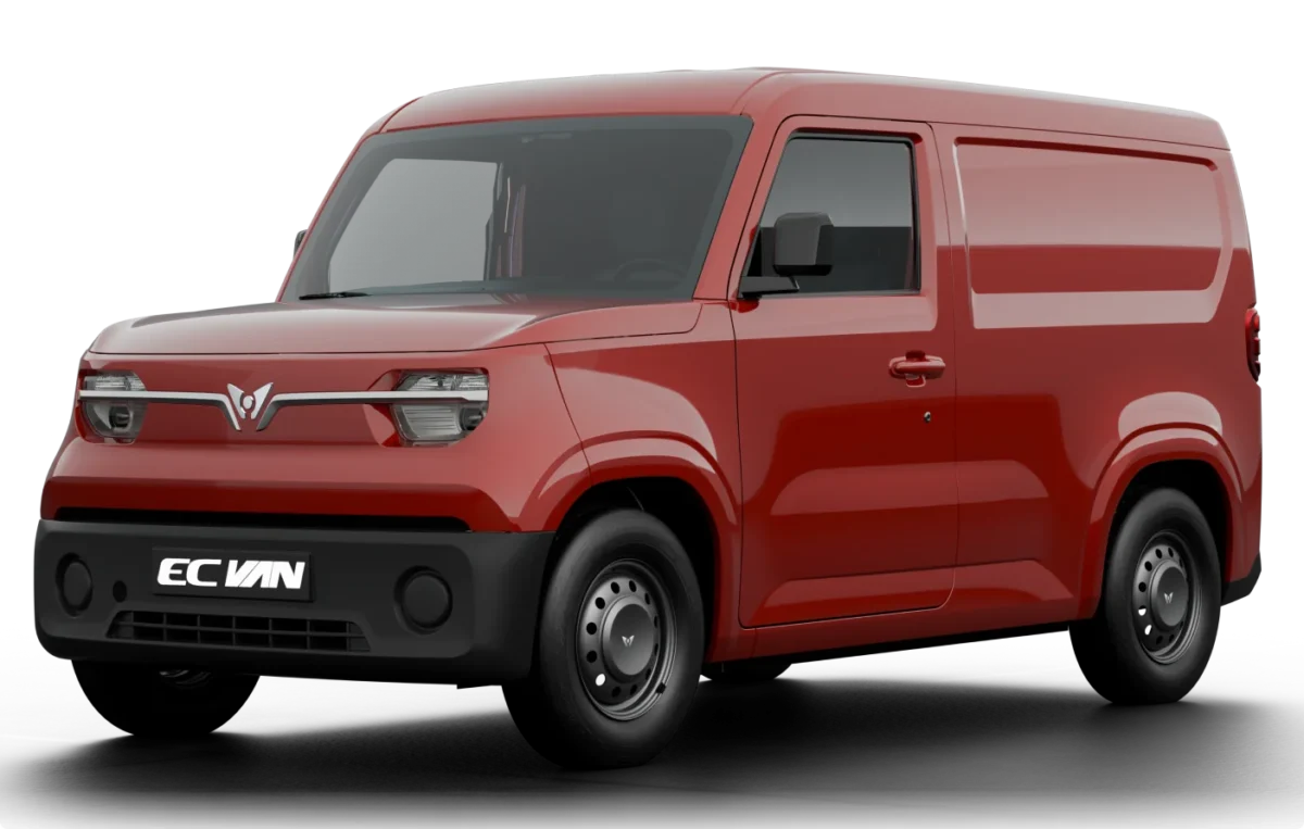 VinFast ECVan màu đỏ
