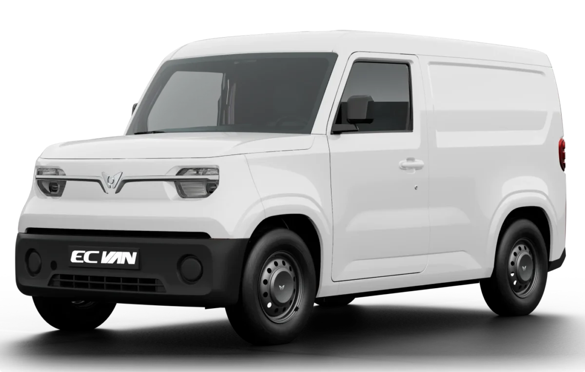 VinFast ECVan màu trắng