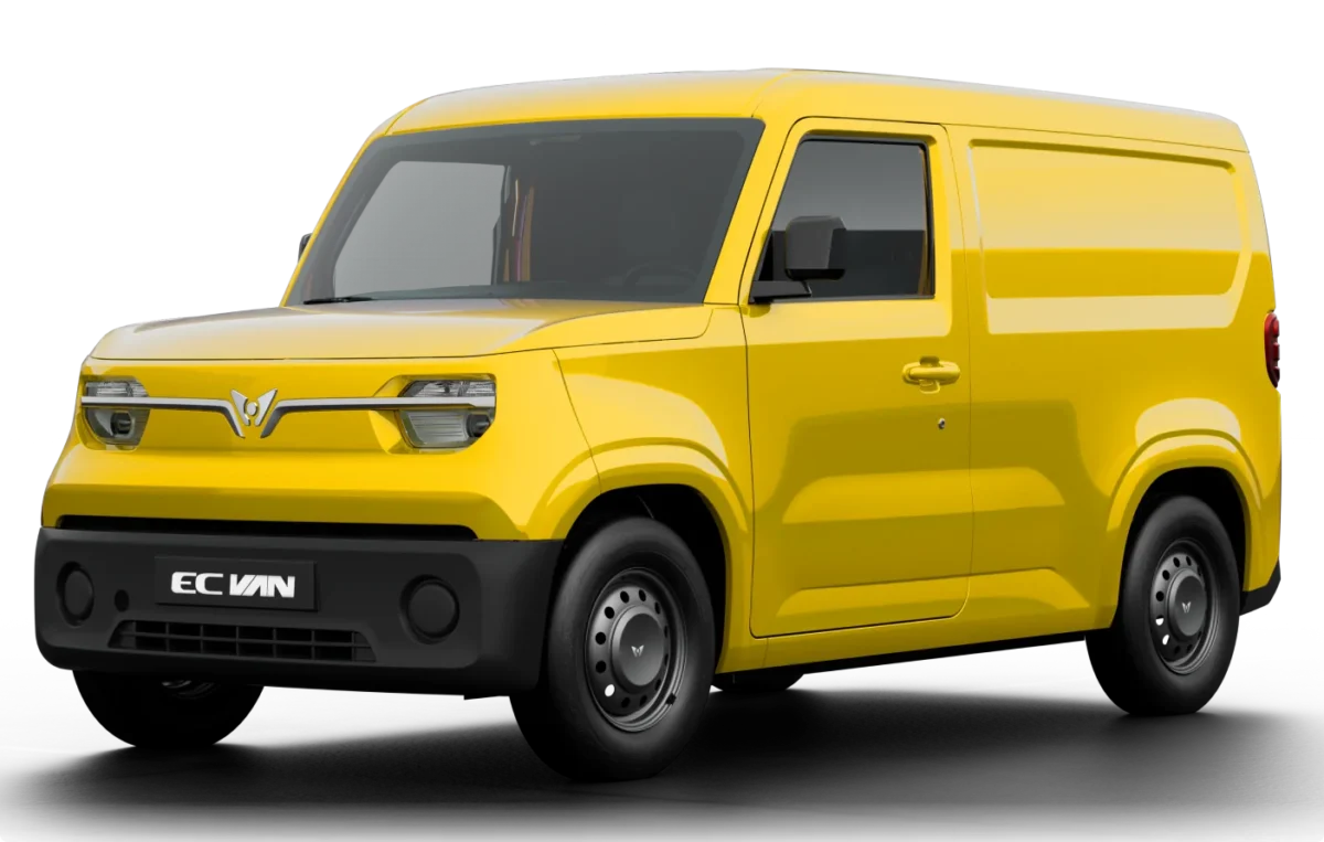 VinFast ECVan màu vàng