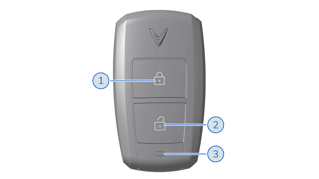 Chìa khóa thông minh của xe VinFast VF3