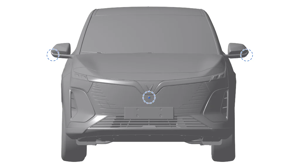 Giám sát toàn cảnh 360 độ trên VinFast VF8 All New