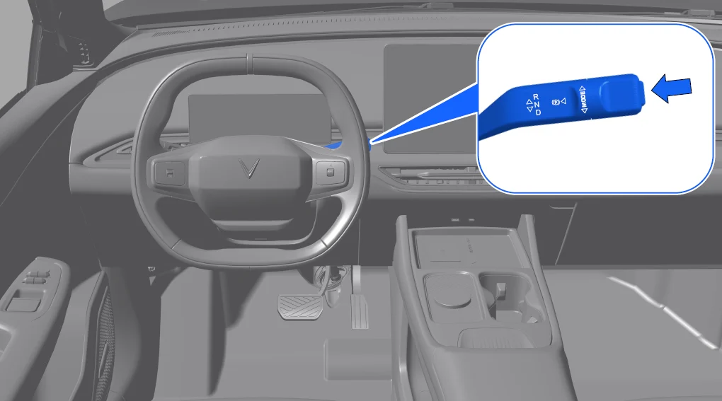 Công tắc phanh tay điện tử VinFast VF8 All New