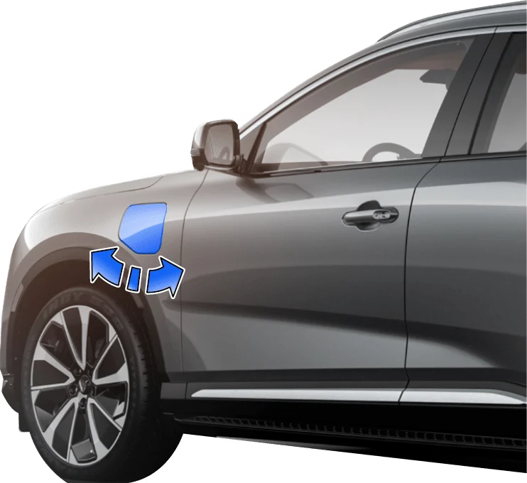Vị trí cổng sạc phía trước bên người lái VinFast VF8