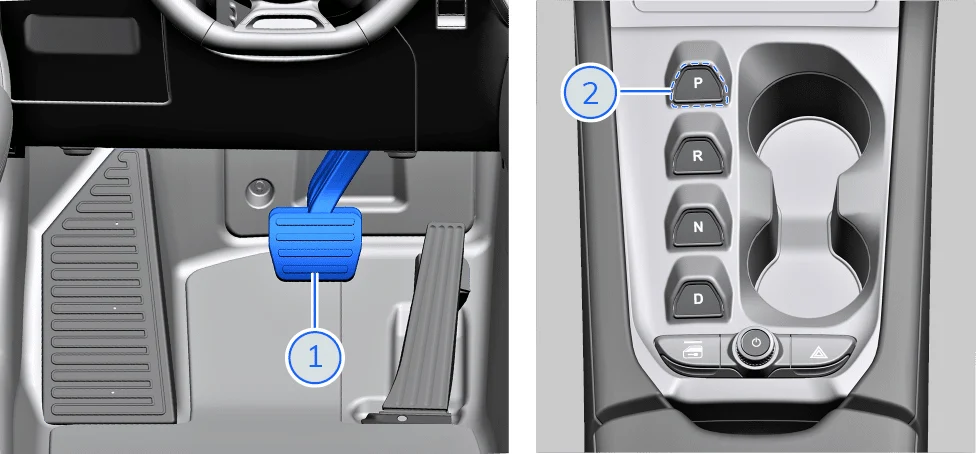 Các bước tắt xe VinFast VF8