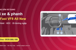 Cách lái VinFast VF8 All New: khởi động, chế độ lái, Auto Hold, HDC và đi đường ngập